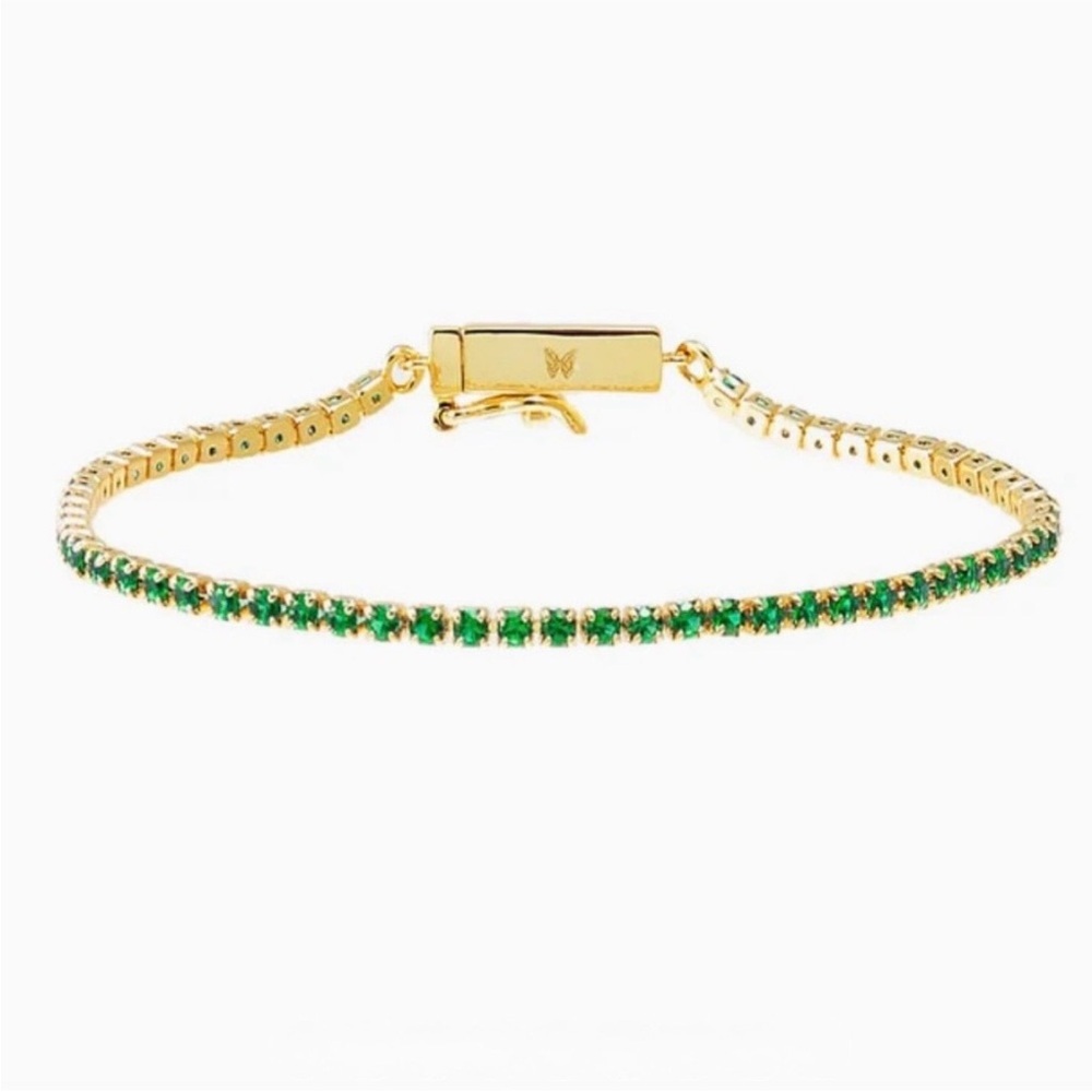Adina Eden CZ All Around Tennis Bracelet NWT